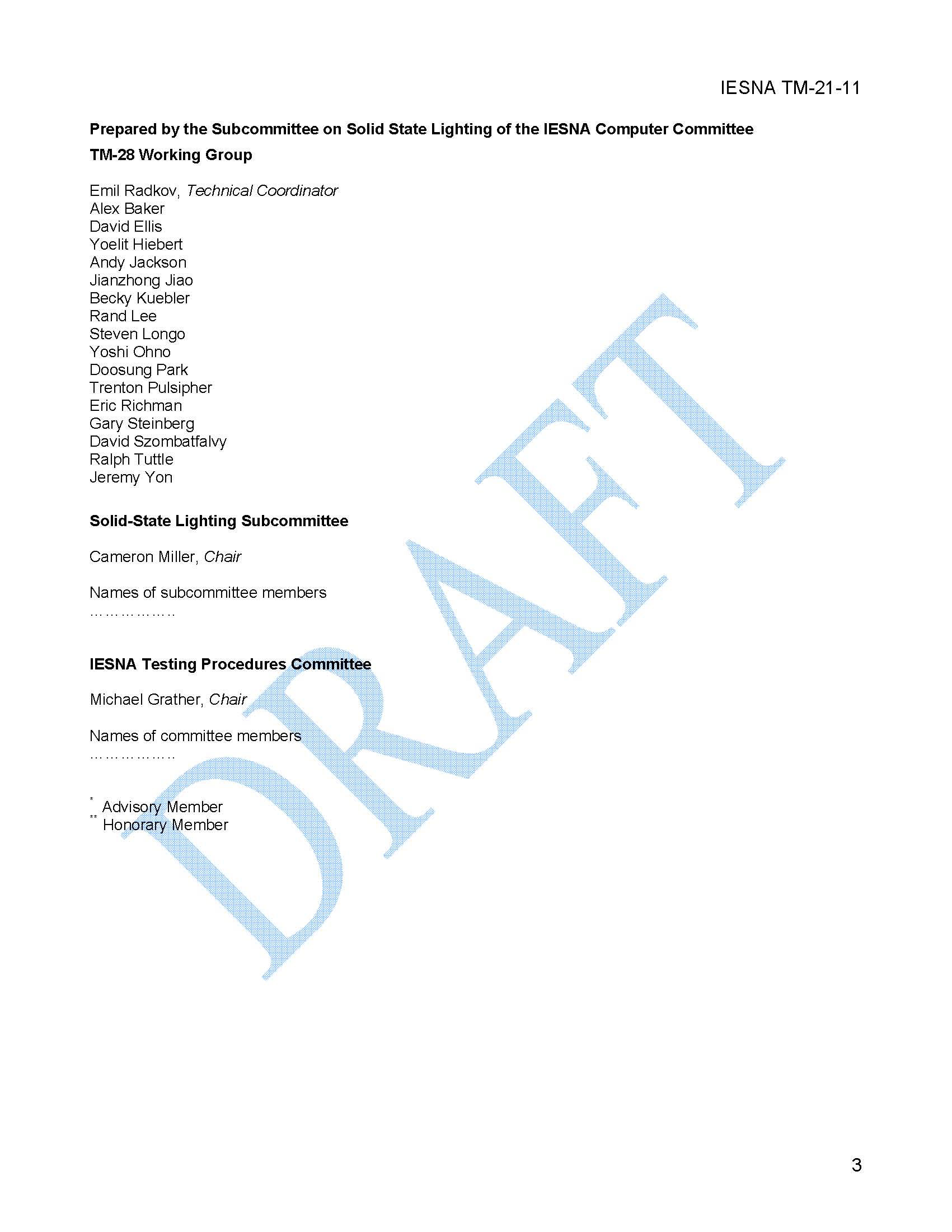 LED標(biāo)準(zhǔn) TM-28-2013