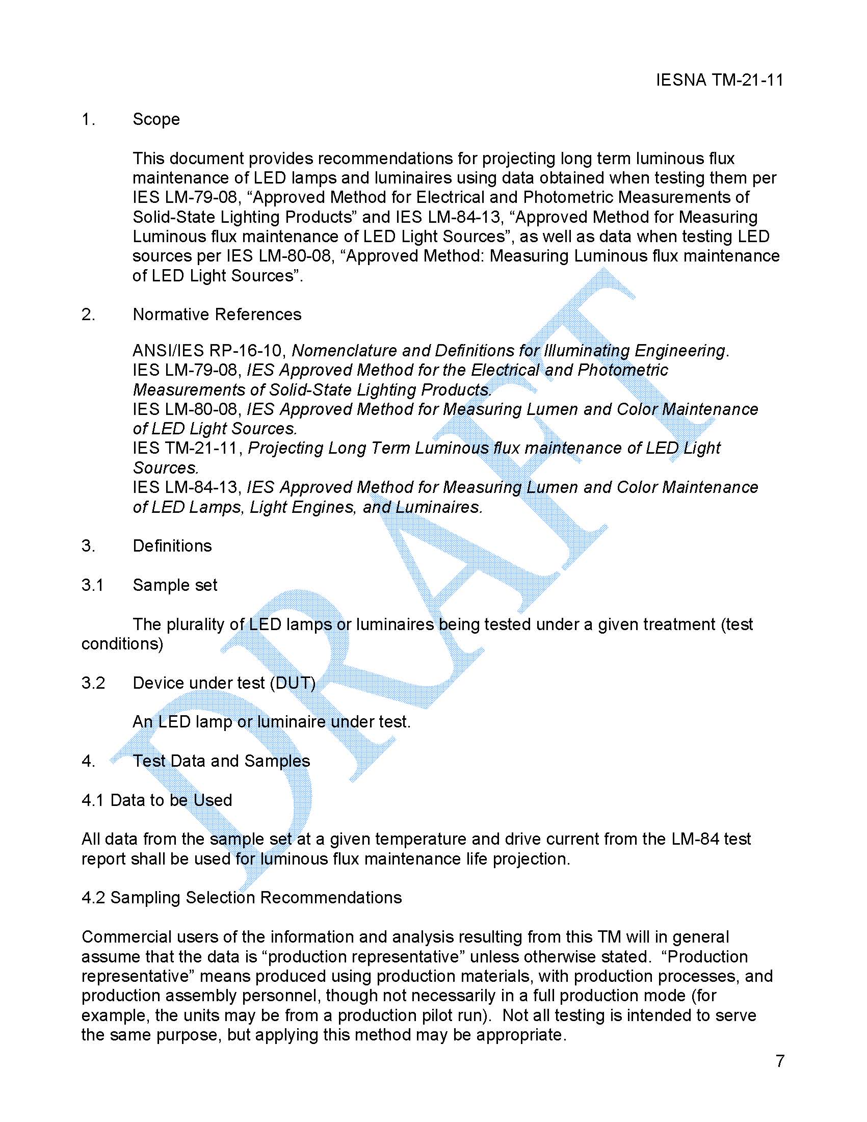 LED標(biāo)準(zhǔn) TM-28-2013